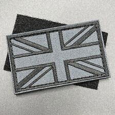 Grey Union Jack Patch Black