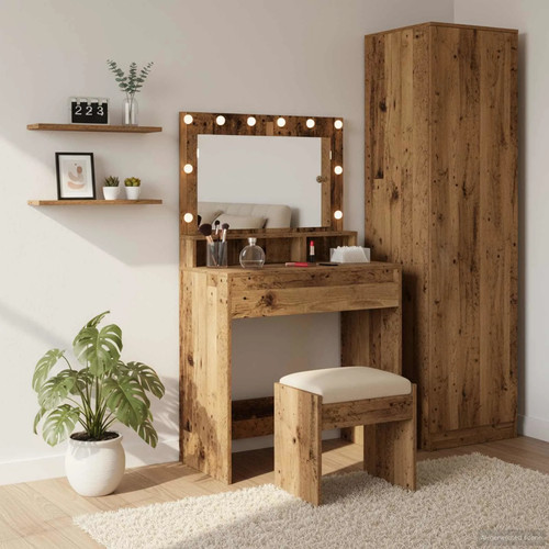 Walplus old wood 5x41x135cm - wood, 75.5x41x135cm