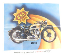 1939 BSA Gold Star Vintage
