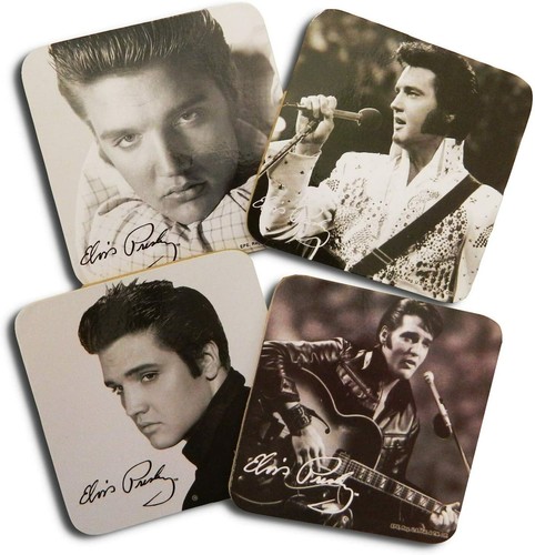 Elvis presley wooden coasters - presley,