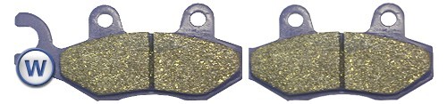 Brake disc pads front h - disc, l/h