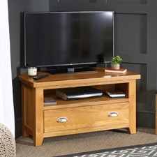Unit cheshire oak corner up - tv,