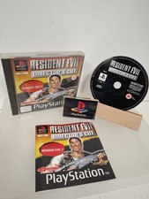 RESIDENT EVIL DIRECTOR'S CUT SONY PLAYSTATION 1 GAME & MANUAL NO DEMO DISC CLEAN