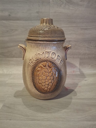 Vintage rumtopf lidded rum - vintage,