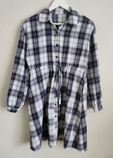 Shein Check Plaid Long Sleeved