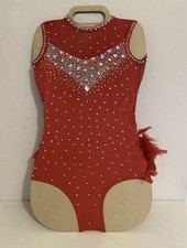 Dance Costume Children’s Competition Solo Freestyle Leotard Red