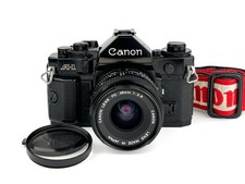 Canon A-1 Film Camera 35mm SLR + FD 28mm f/2.8 Prime Lens + Nr Mint + Extras