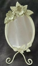 Ornate white metal frame - ornate,