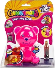 Gummymals Interactive Super Squishy Gummy Bear Collectible Toy Sounds 4+