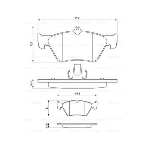 Brake pads set for vauxhall - set,