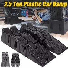 2X Plastic Car Ramp Heavy Duty