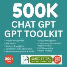 500K Chatgpt Prompts Idea