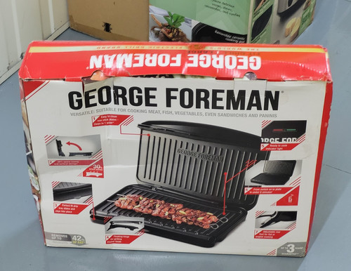 George foreman 1600w electric - george,