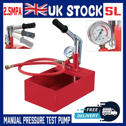 Water pressure test pump - pressure,