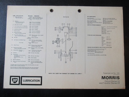 Morris oxford traveller - morris,