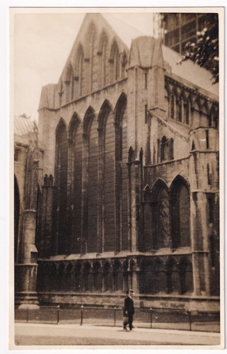 York minster cathedral - minster, rppc