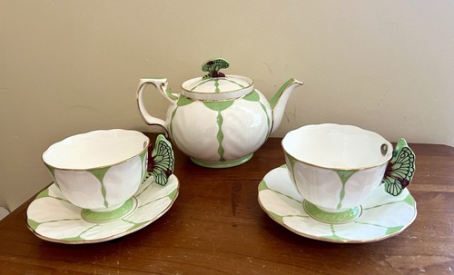 Aynsley bone china green - aynsley,