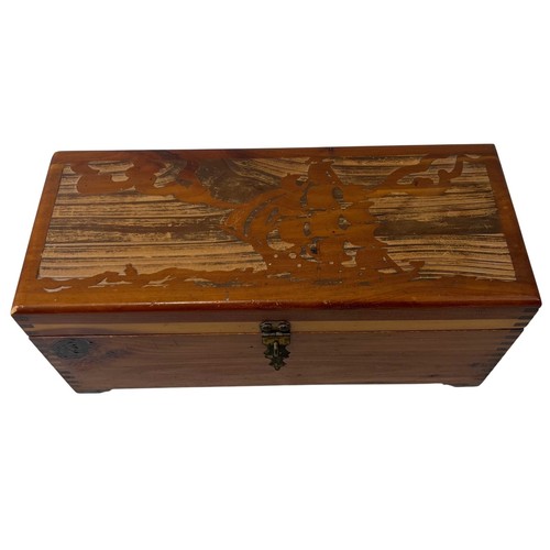 Vintage handmade wooden - handmade, box