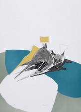 Lynn Chadwick - Homage to Picasso With Yellow - (1969) Signed Lithograph