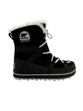 NEW Sorel Waterproof Glacy Explorer Shortie Women’s Fur Trim Boots - UK 6 / 39