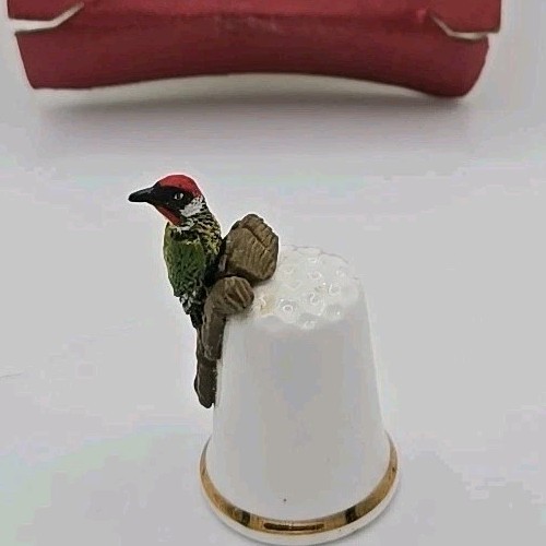Vintage porcelain thimble - vintage,