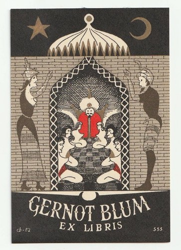 Christian blaesbjerg exlibris - blaesbjerg:,