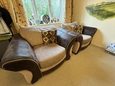 DFS Sofa Chair brown x 2