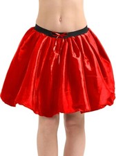 Ladies Red Satin Tutu Dance