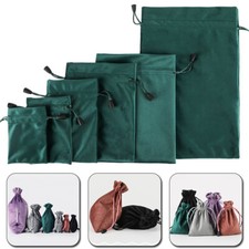 Large Velvet Bags Jewelry Wedding Party Gifts Drawstring Packing Pouches 6 Sizes