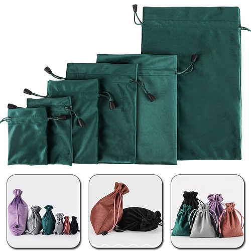 Large velvet bags - velvet, jewelry