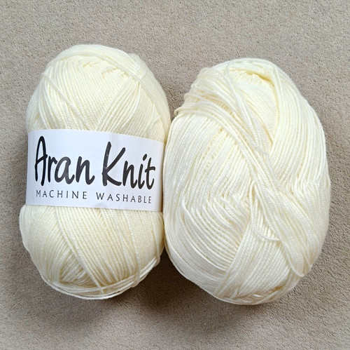 Aran knit cream large - 400g, &