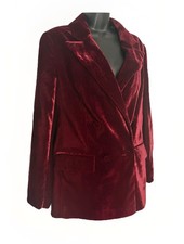 River Island Burgundy Velvet