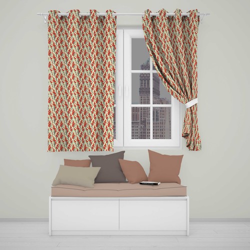 Blackout eyelet curtains - blackout, bold