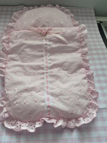 Hand made pink embroidery