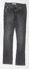 Drainpipe Womens Grey Cotton