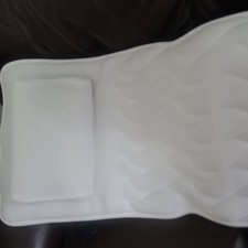 Full Body Spa Bathtub Pillow mat Suction Cups Neck Back Support