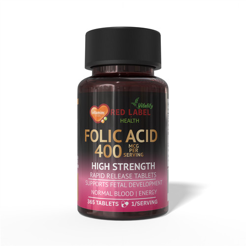 Folic acid tablets 400mcg 365 - 400mcg,