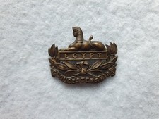 GLOUCESTERSHIRE REGIMENT OSD BRONZE CAP BADGE