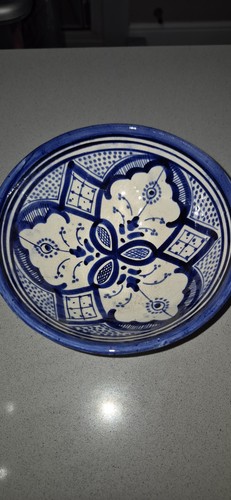 Moroccan safi signed - signed, ceramic