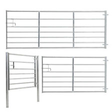 Bar Equestrian Galvanised Farm Gates Field Farm Entrance Gate 3ft-12ft Dog Lamb