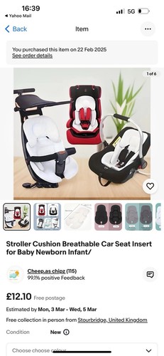 Stroller cushion breathable - stroller,