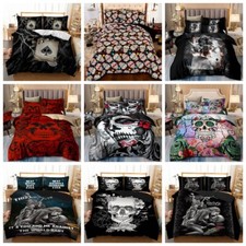 Gothic Skull Duvet Quilt Cover