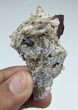 Brookite With Quartz Crystal