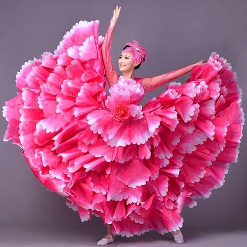 Big swing skirt - swing, flower