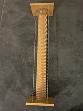 Vintage CD Storage Tower Rack 65 CD Capacity, Metal Wooden (Free P+P)