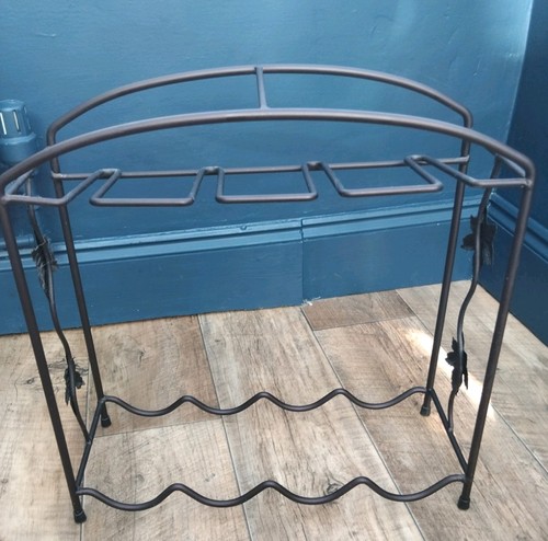 Vintage wrought iron wine - vintage,