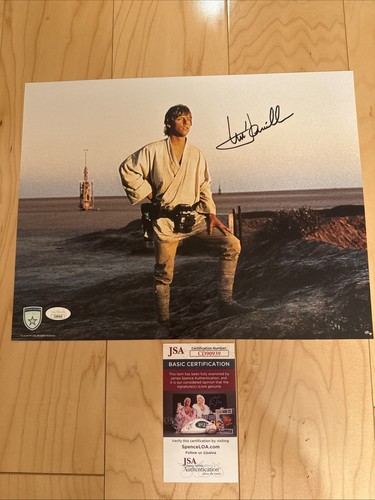 Mark hamill signed luke - mark,