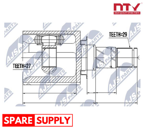 Joint kit drive shaft - joint, for
