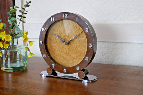 Art deco mantle clock - deco,