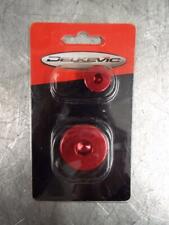 2007/09 SUZUKI RMZ 250 450 - ENGINE COVER CAPS - RED - MOTOCROSS OFFROAD ENDURO